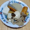 我が家の食卓ものがたり　白物多いの関東煮(おでん)の一皿　令和53皿目