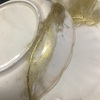 金継ぎ皿修理6回目（金粉撒き〜金粉固めまで）