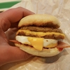 マクドナルドの朝マック『メガマフィン』