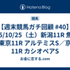 【週末競馬ガチ回顧 #40】2025/10/25（土）新潟11R 魚沼S／東京11R アルテミスS／京都11R カシオペアS 