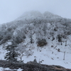 今季はじめての雪山