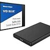 WesternDigital 内蔵SSD + 玄人志向 SSD/HDD ケース セット WD Blue 2.5インチ 1TB USB3.0接続 国内正規代理店品 WDS100T2B0A+CASE