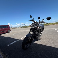 暑いけどバイクで走ってきました
