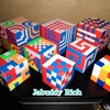 ルービックキューブで模様を作りました！　Rubik's Cube art design