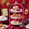 【横浜アートグレイス ポートサイドヴィラ】大人可愛いクリスマスギフトアフタヌーンティー。苺とピンクで彩るマカロンやムースなど