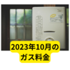 給湯器を交換→ガス料金が・・・【給湯器交換後】