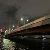 隅田川テラス12キロ：勝鬨橋からの折り返しで、中2日を確認する