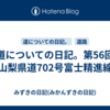 道についての日記。第56回「山梨県道702号富士精進線」