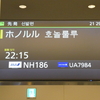 念願のアロハ！ハワイ旅行記　NH186 HND→HNL搭乗記編