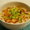 Trader Joe’s のVegetable Bird’s Nestでかき揚げうどん。