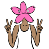 かわいい桜 のイラスト