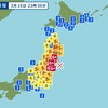 突然の大きな地震に驚いた