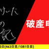 【日記】破産申告