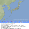 震源地が揺れない地震が発生していた