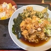 六文そば 日暮里1号店（日暮里）げそ天そば＋春菊天＋ミニカツ丼