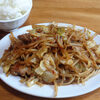 今日の食べ物　豚肉野菜炒め