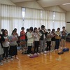 ５年　26日児童集会で歌と合奏を披露します。