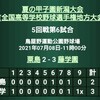 '21夏の県予選ベスト8へ……