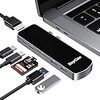 USB C ハブ MacBook Pro MacBook ハブAir専用 USB Type C ハブ 7in1 変換 ハブ 4K HDMI 出力 高画質 PD急速充電 USB3.0ポート*2 Type Cポート*2 Thunderbolt 3対応 TF/SDカードリーダー Macbook Pro 2020 / 2019 / 2018 / 2017 / MacBook Air 2020 / 2019など に対応