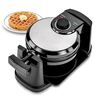 Geepas Rotating Belgian Waffle Maker Machine Waffle Iron Non-Stick Plates 1000W