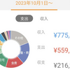 2023年10月分の家計簿公開！！