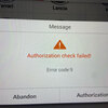 修正済み : Autel IM608 Pro "Authorization check failed! Error Code:9"