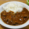 今日の食べ物　朝食にカレー