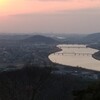 正法寺山からの夕日を堪能しましたよ(*´ー｀*)