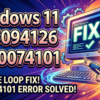 Windows11でKB5094126が無限ループする原因と0x80074101エラーを根本解決する手順