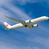 梅雨時の飛行機撮影