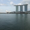 シンガポール　例の最上階プールのホテル(Marina Bay Sands)に泊まって泳いできた☆