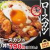 かつやから正統派の新商品『ホル玉とロースカツの合い盛り丼』が登場