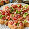 【レシピ】タコとトマトとブロッコリーのごちそうブルスケッタ