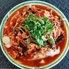 西紅柿鶏蛋麺（トマトと卵のラーメン）in タシケント