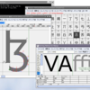 フォントエディタ FontForge を Windows で使う