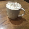 朝のスターバックスコーヒー