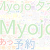 　Twitterキーワード[Myojo]　06/22_12:02から60分のつぶやき雲