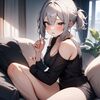 short ponytail (ショート ポニーテール) by Animagine XL 3.1