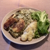 イラン料理記#4　ハーブのポロウと魚　سبزی پلو و ماهی