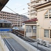 福島交通7000系デハ7101+デハ7202　曽根田駅