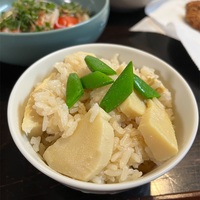 初夏のような陽気、筍ご飯