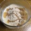 豆乳プリン＋炒り玄米粉(シイナ米)＋練乳＋エゴマ油=うま〜い
