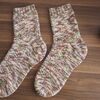 Ravelryフリーパターン「SpeckledSpaceSocks」