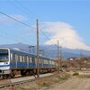 伊豆箱根鉄道　無念　笠雲に阻まれた富士山