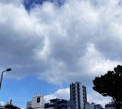 ★朝通勤のモヤ雲