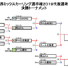 世界ミックス2019日本代表選考会～決勝トーナメントの結果