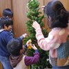 クリスマスの飾りつけ