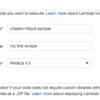 AWS Lambda+Node.jsのモジュールcheerio-httpcliでWebスクレピングをする