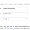 AWS Lambda+Node.jsのモジュールcheerio-httpcliでWebスクレピングをする
