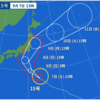 日曜夜から関東直撃か　 